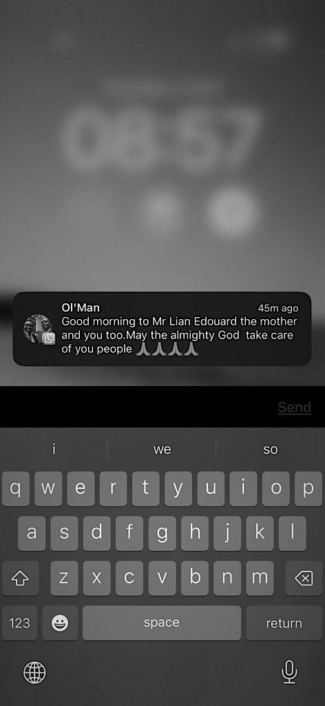 Message from dad