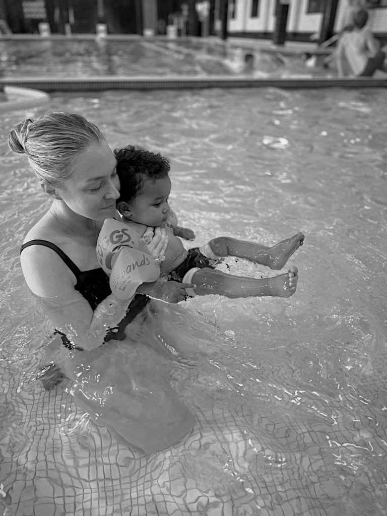 Taking your baby to the pool