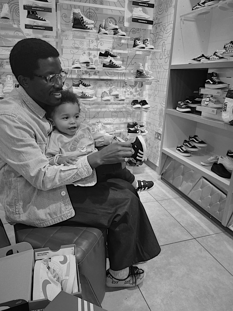 Getting new sneaks