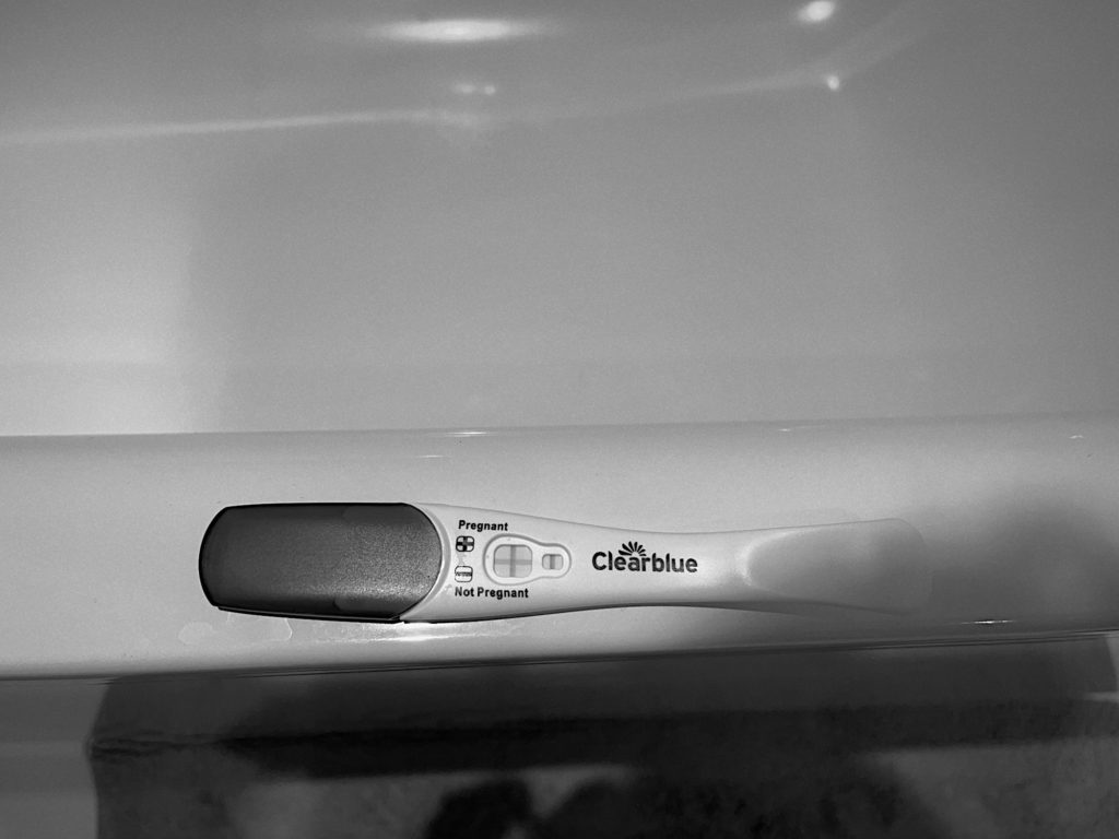Clearblue pregnancy test