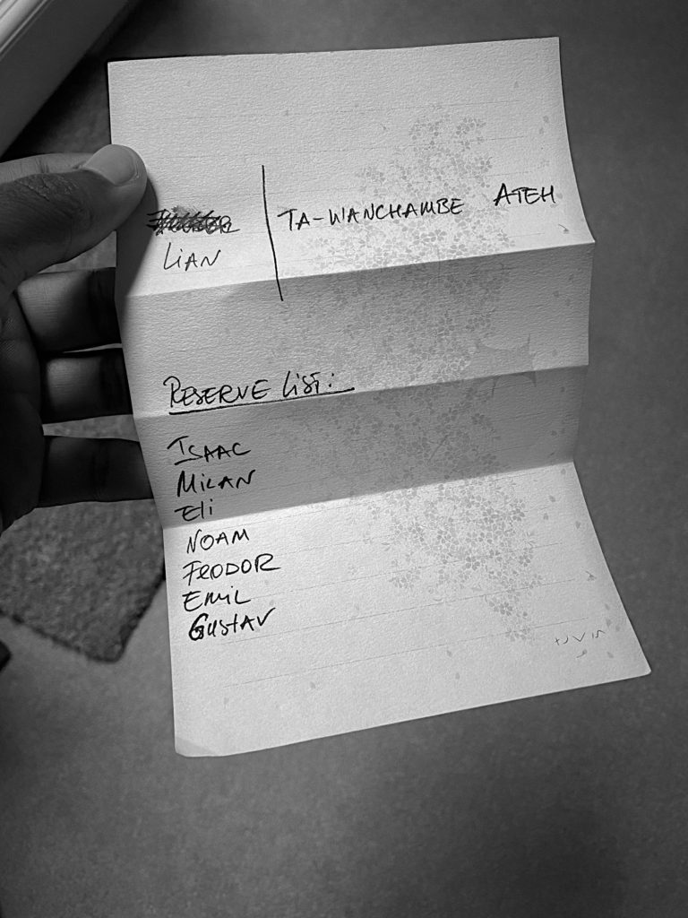 Baby names shortlist