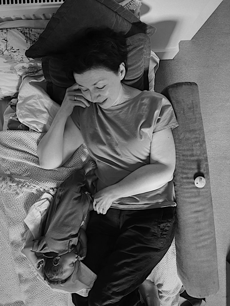 With your grandmother