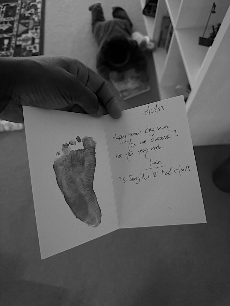 Your footprint on the card