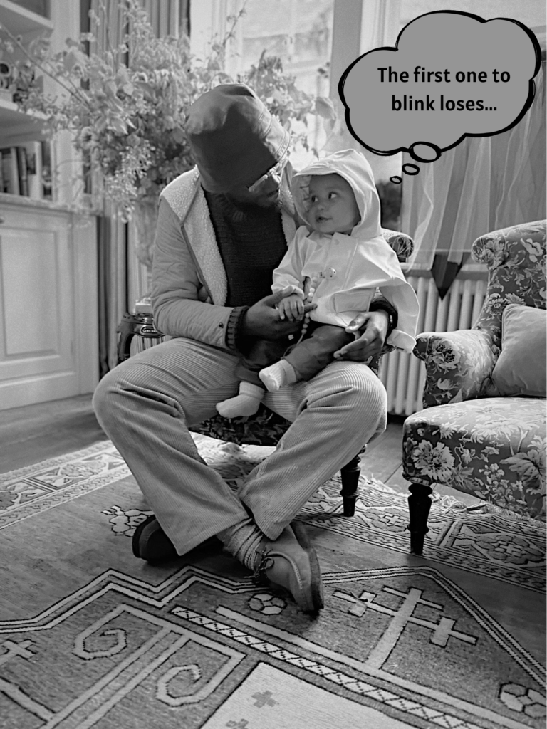 First one to blink