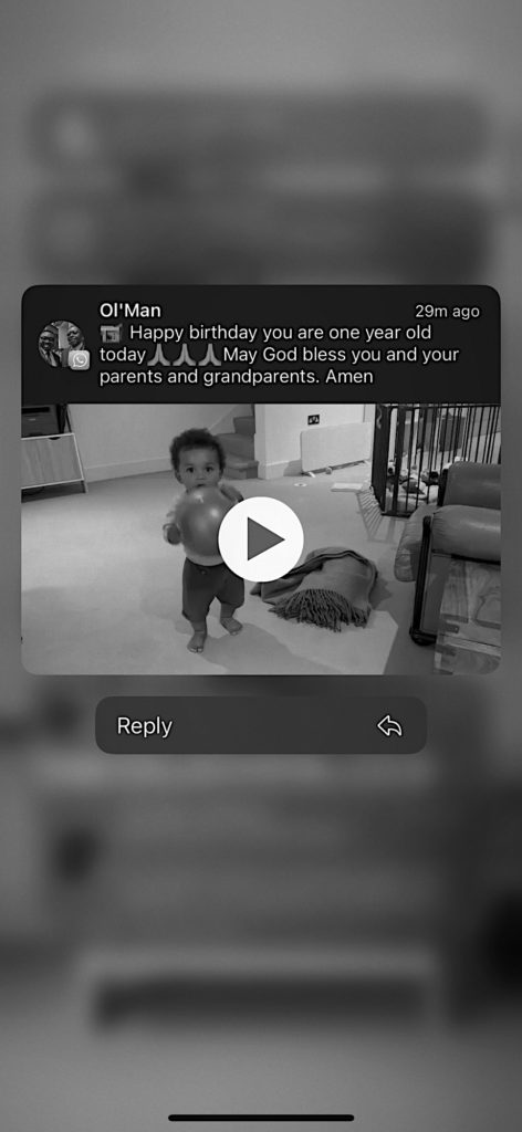 Your first birthday