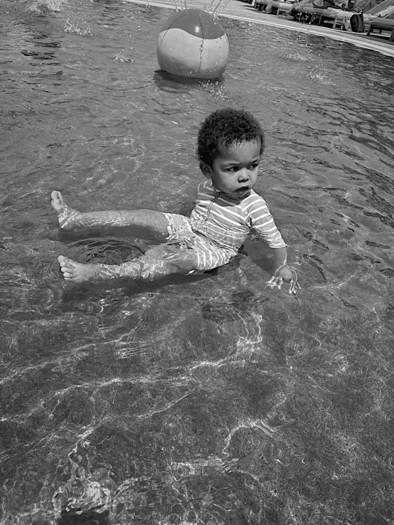 Enjoying the pool, Ikos Olivia