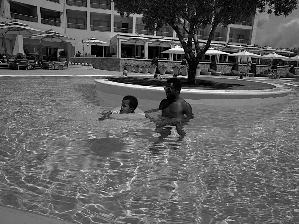 "Swimming" with the ol'man
