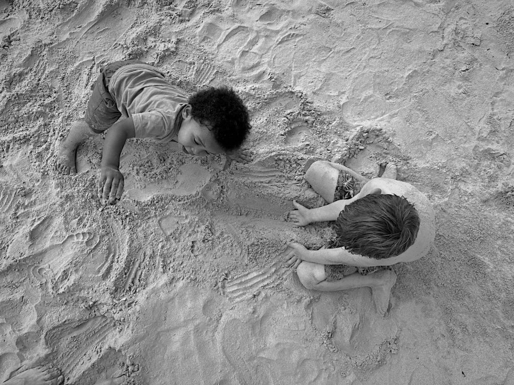 Sand bathing